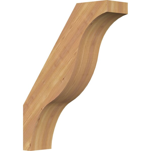 Ekena Millwork 5 1/2"W x 20"D x 26"H Funston Smooth Knee Brace, Western Red Cedar BRC06X20X26FST00SWR - main